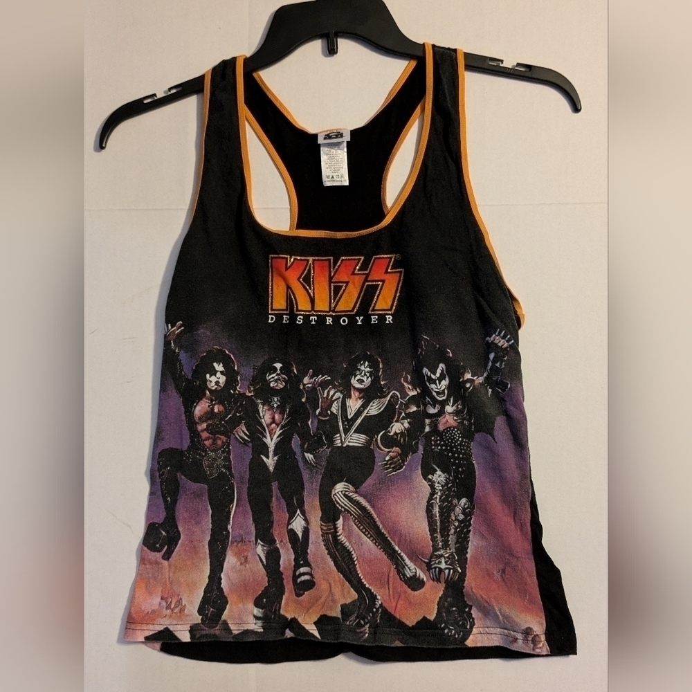 Kiss Tank top Vintage vinyl 2006 size large shirt.